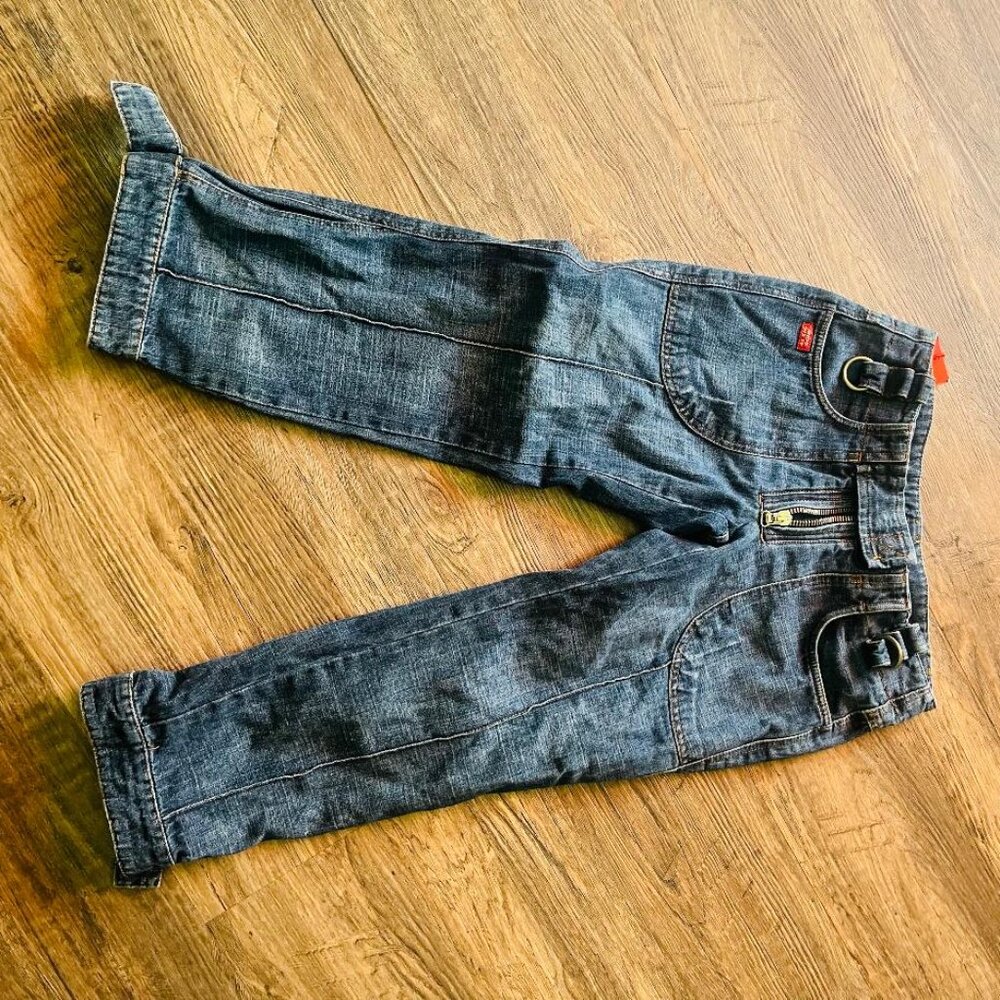 Miss Sixty Dark Wash Blue Cropped Jeans